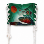 The Frog Song Mini - front view with guitar-playing frog and red sun artwork