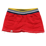 Coral Varsity Shorts - front view