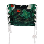 The Frog Song Mini - back view with frog and lily pad scene